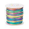 Nylon Satin Rattail Cords NWIR-JP0010-1.0mm-10-1