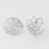 316 Surgical Stainless Steel Flower Bead Caps STAS-M257-03-2