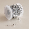 Christmas Plastic Pearl Beaded Garland for DIY Christmas Tree Ornaments PW-WG781CE-08-1