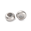 202 Stainless Steel Beads STAS-P238-10P-B-1