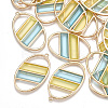 Epoxy Resin Pendants PALLOY-T056-63A-1