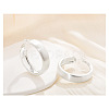 Brass Ring Hoop Earrings for Women EJEW-A121-17B-S-1