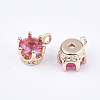 Transparent Glass Charms GLAA-T007-17D-3