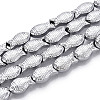 Electroplate Glass Beads Strands EGLA-T025-03I-1