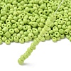 6/0 Opaque Colours Round Glass Seed Beads X-SEED-A010-4mm-44-3
