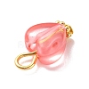 Transparent Acrylic Pendants PALLOY-JF01834-02-5
