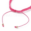 (Jewelry Parties Factory Sale)Adjustable Waxed Polyester Cord Braided Bead Bracelets BJEW-JB05846-01-3