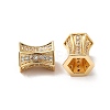 Brass Micro Pave Cubic Zirconia Beads KK-M233-49G-1