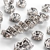 316 Surgical Stainless Steel Crystal Rhinestone Spacer Beads X-STAS-N032-04P-1