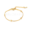 Titanium Steel Beaded Snake Chain bracelet AF2713-1-1