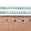 Anti-Tarnish Electroplate Rondelle Glass Beads Strands EGLA-T021-3mm-17-06-4