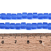 Transparent Frosted Glass Beads Strands GLAA-N072-01A-A13-4