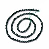 Synthetic Green Goldstone Beads Strands X-G-L581A-004C-3