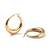 Ion Plating(IP) 304 Stainless Steel Hoop Earrings EJEW-O096-45G-2