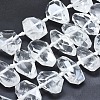 Grade A Natural Quartz Crystal Beads Strands G-I213-30-10x25-1