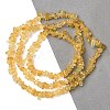 Chip Natural Citrine Beads Strands G-N0134-21-4