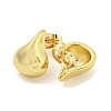 Brass Ear Studs EJEW-P261-02D-G-2