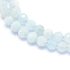 Natural Aquamarine Beads Strands G-E411-19D-3.5mm-3