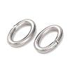 Tarnish Resistant 304 Stainless Steel Open Jump Rings STAS-Q186-03-8x5mm-2