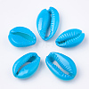 Spray Paint Cowrie Shell Beads X-SHEL-S274-26E-2