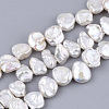 Natural Baroque Pearl Keshi Pearl Beads Strands PEAR-Q015-013-1