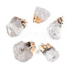 Rough Raw Natural Quartz Crystal Pendants G-Q481-109-01-1