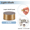 Nylon Beading Thread NWIR-WH0005-10T-2