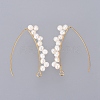 PVD Vacuum Plating 304 Stainless Steel Earring Hooks EJEW-JE03759-2