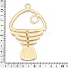 Rack Plating Alloy Big Pendants PALLOY-T090-33G-3