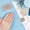 50Pcs Brass Huggie Hoop Earring Findings KK-PH0005-25-3