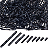 1800Pcs 9 Style Glass Twisted Bugle Beads SEED-CN0001-46-1