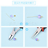 Brass Ball Head Pins KK-YW0004-03E-P-3