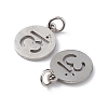 Non-Tarnish 304 Stainless Steel Charms STAS-Q201-T451P-2