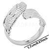 Stainless Steel Wing Open Cuff Ring for Unisex BT5137-1-1