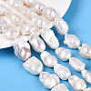 Natural Baroque Pearl Keshi Pearl Beads Strands PEAR-S019-05E-1