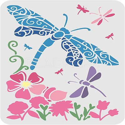 Plastic Reusable Drawing Painting Stencils Templates DIY-WH0202-393-1