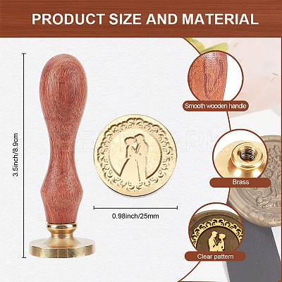 Wax Seal Stamp Set AJEW-WH0208-1155-1