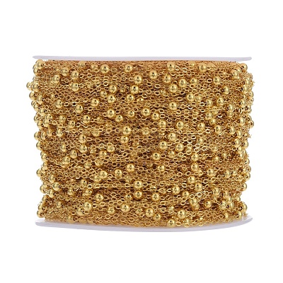 Brass Flat Oval Cable Chains CHC018Y-G-1