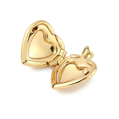 304 Stainless Steel Locket Charms STAS-M120-07A-G-1
