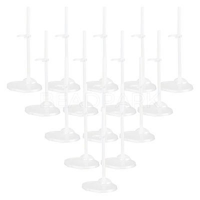 Plastic Assembled Doll Holders ODIS-WH0025-175-1