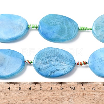 Natural Dragon Veins Agate Beads Strands G-P605-L01-01-1