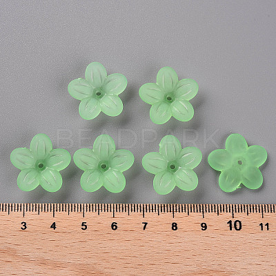 Frosted Acrylic Bead Caps MACR-S371-08A-733-1