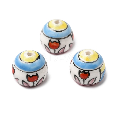 Handmade Porcelain Beads PORC-A034-05A-1