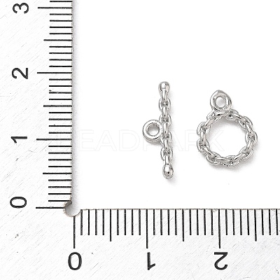 Brass Toggle Clasp KK-D289-53B-P-1