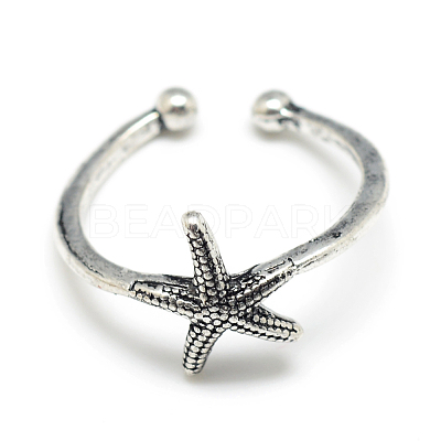 Adjustable Alloy Cuff Finger Rings X-RJEW-S038-039-1