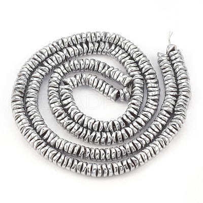 Electroplate Non-magnetic Synthetic Hematite Beads Strands X-G-T061-179K-1
