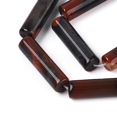 Dyed Natural Agate Beads Strands G-T144-30A-02-1
