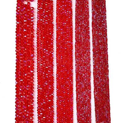 Electroplate Glass Beads Strands EGLA-A044-T2mm-L01-1