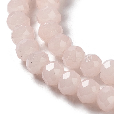 Baking Paint Imitation Jade Glass Bead Strands DGLA-A034-J10mm-A41-1