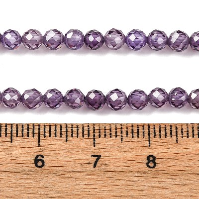 Cubic Zirconia Beads Strands G-G792-47-06C-1